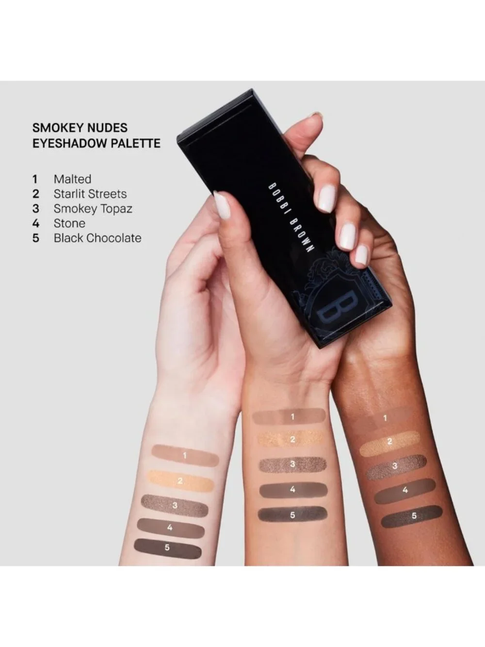 5-Shade Neutral Eyeshadow Palette | Matte & Metallic Shades for All Skin Tones